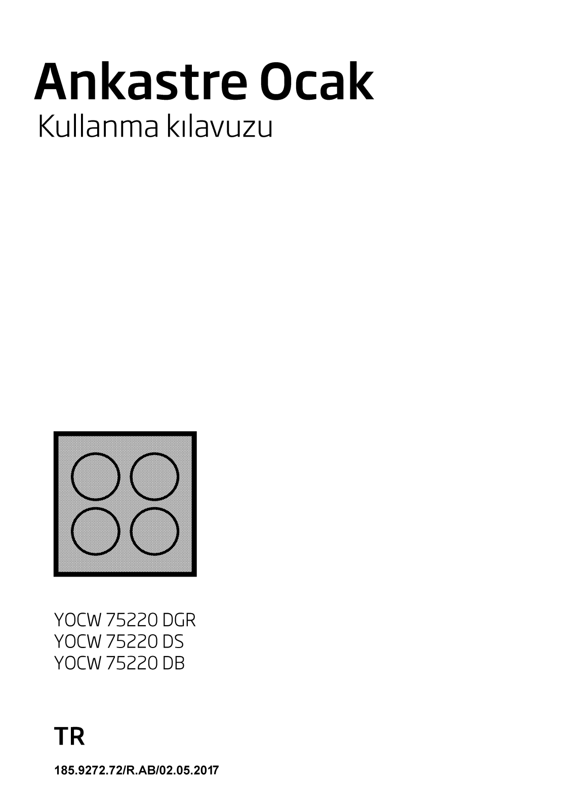 Beko YOCW75220DGR, YOCW75220DS, YOCW75220DB User manual