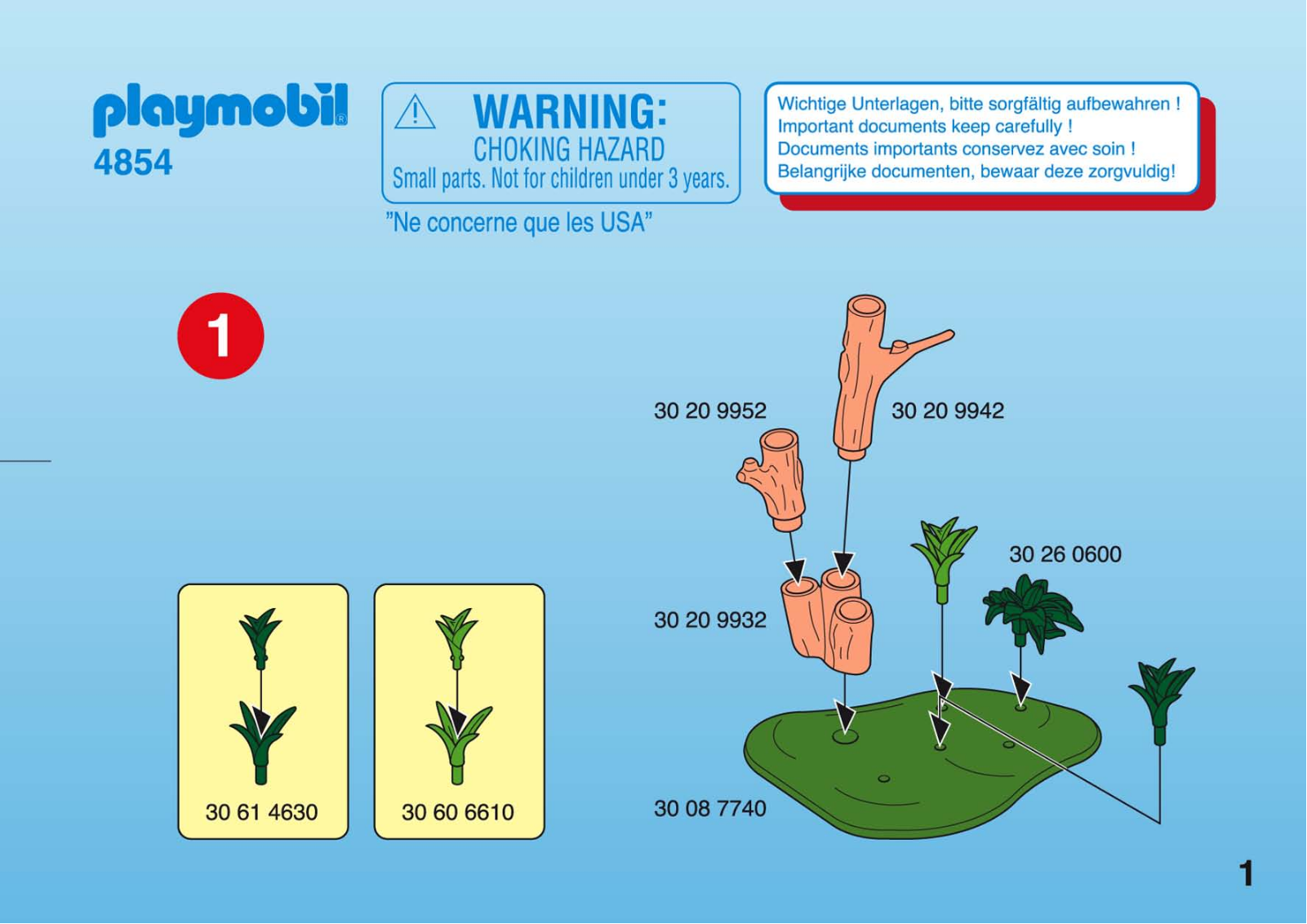 Playmobil 4854 Instructions