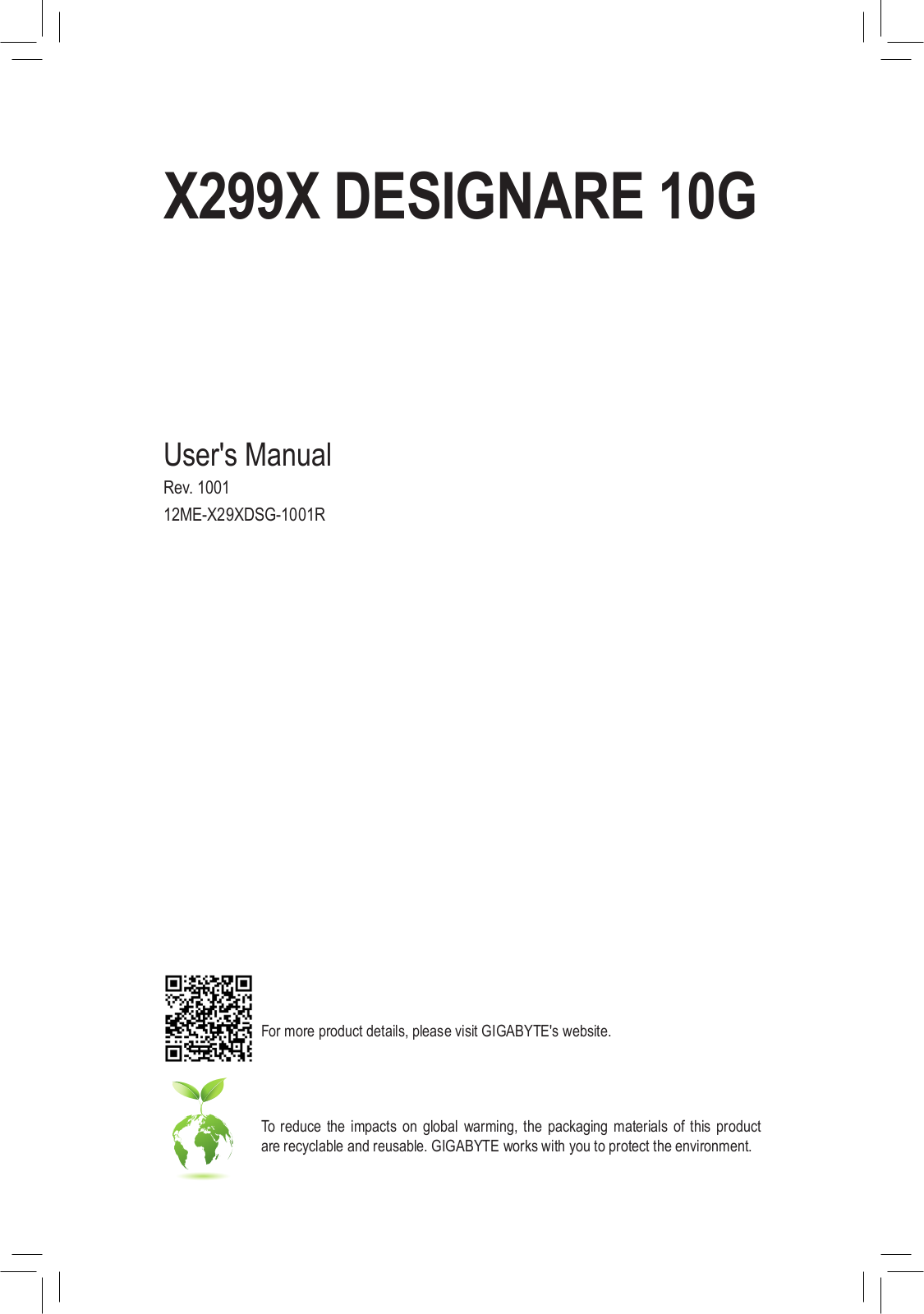 Gigabyte X299X Designare 10G Service Manual