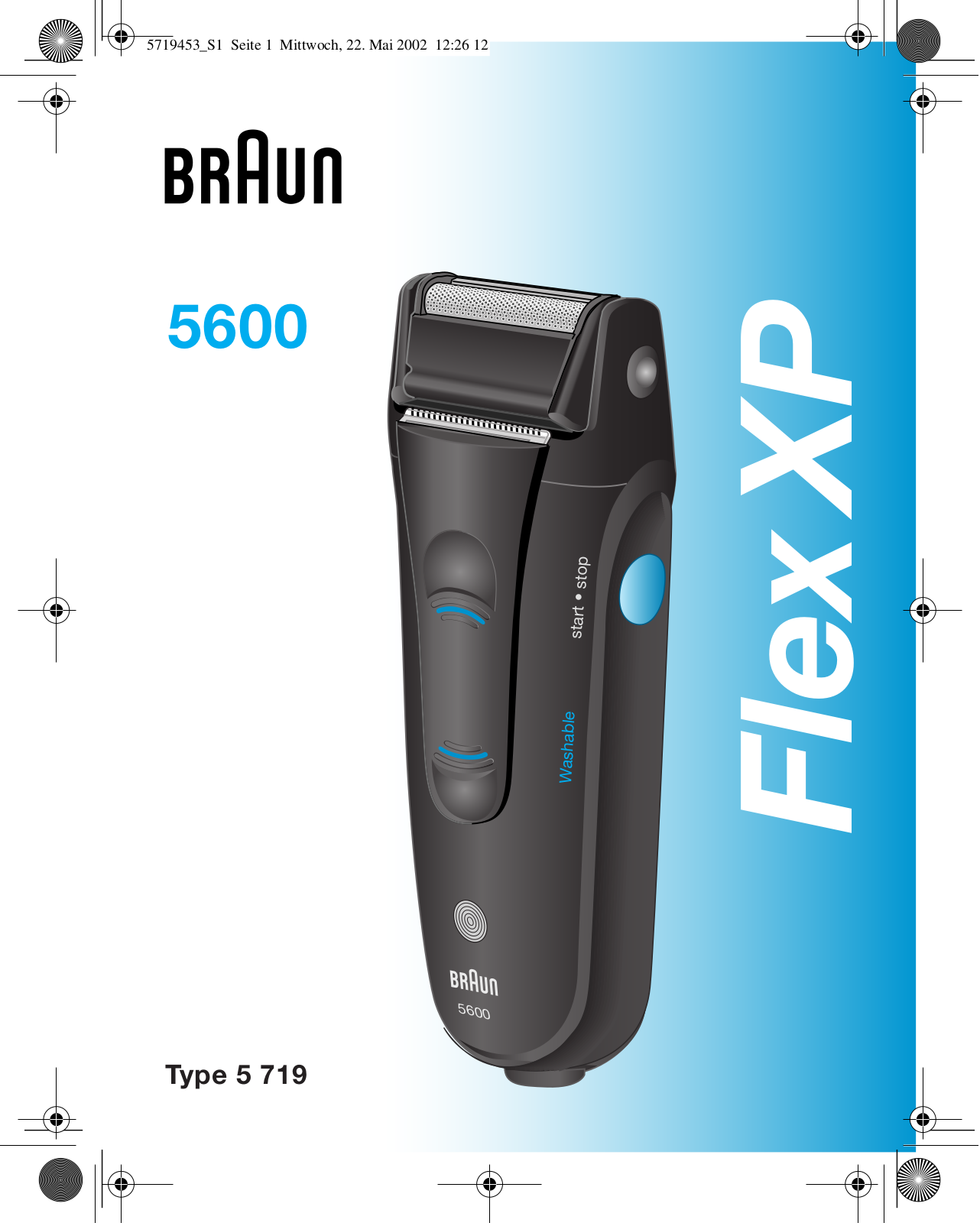 Braun 5600 User Manual