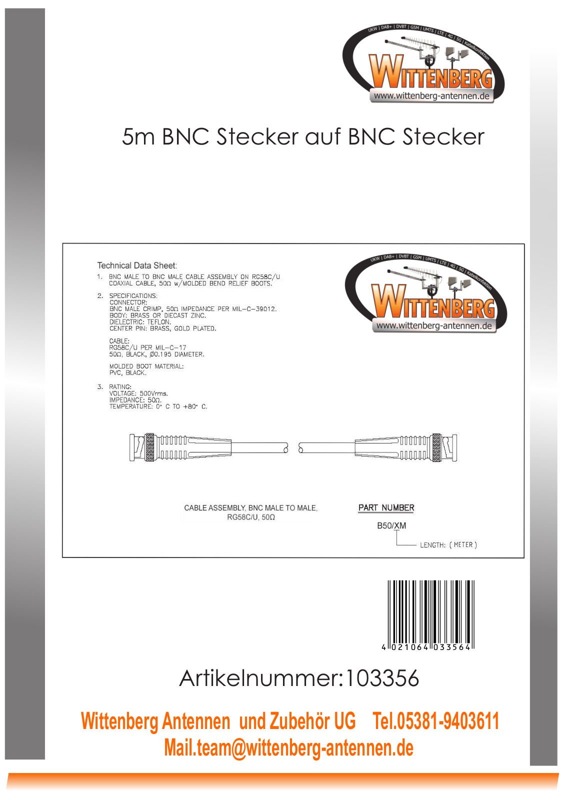 WITTENBERG POLY-103356 Datasheet - ManualMachine.com