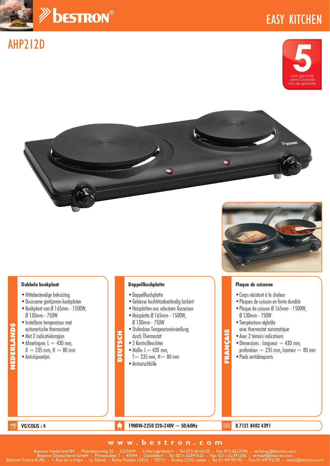 Bestron AHP212D User Manual - ManualMachine.com