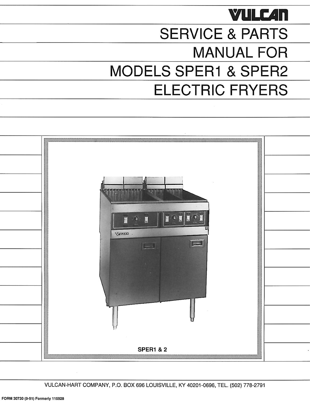 Vulcan Hart SPER2 Operators Manual