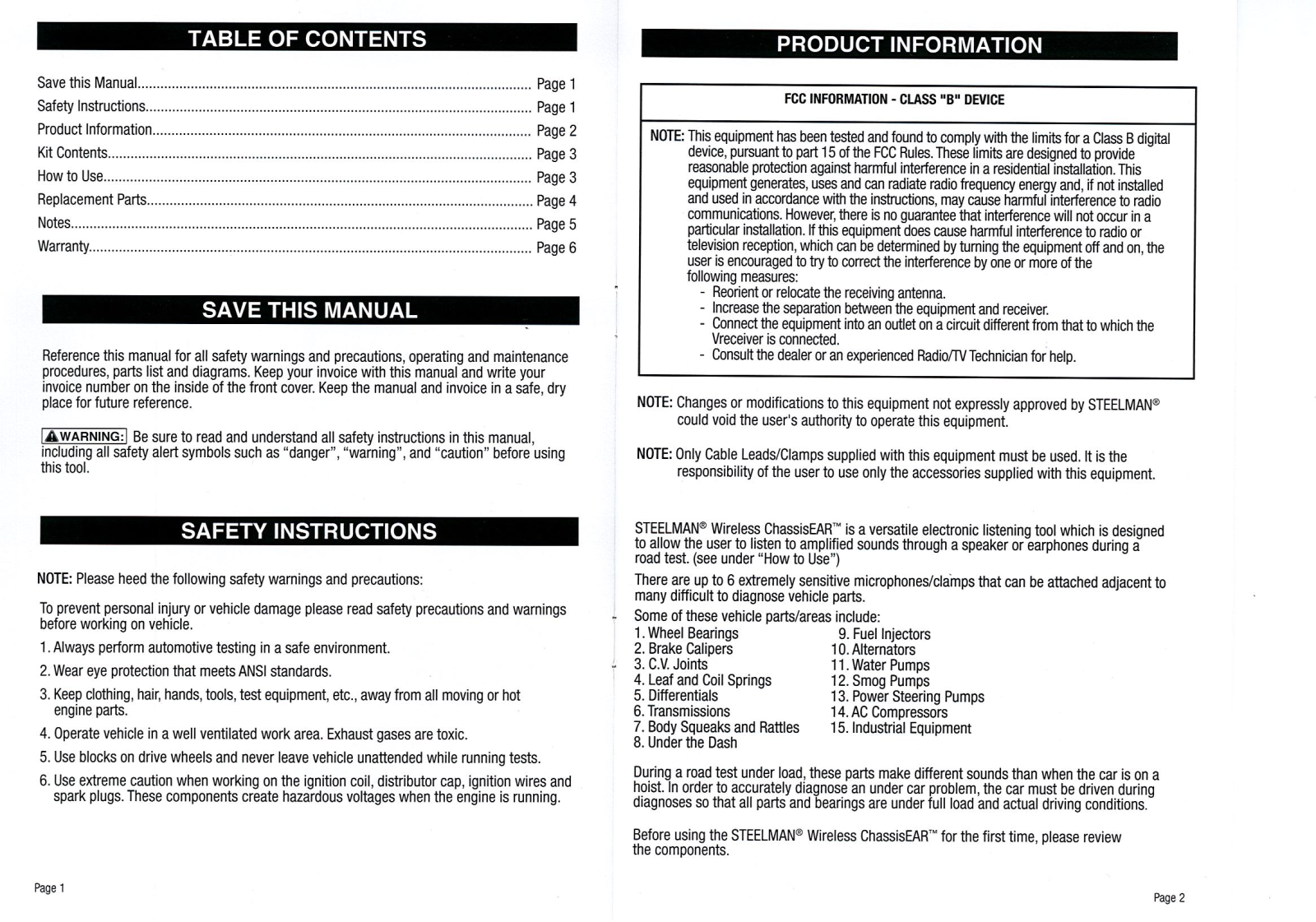 SENCO QLSE User Manual