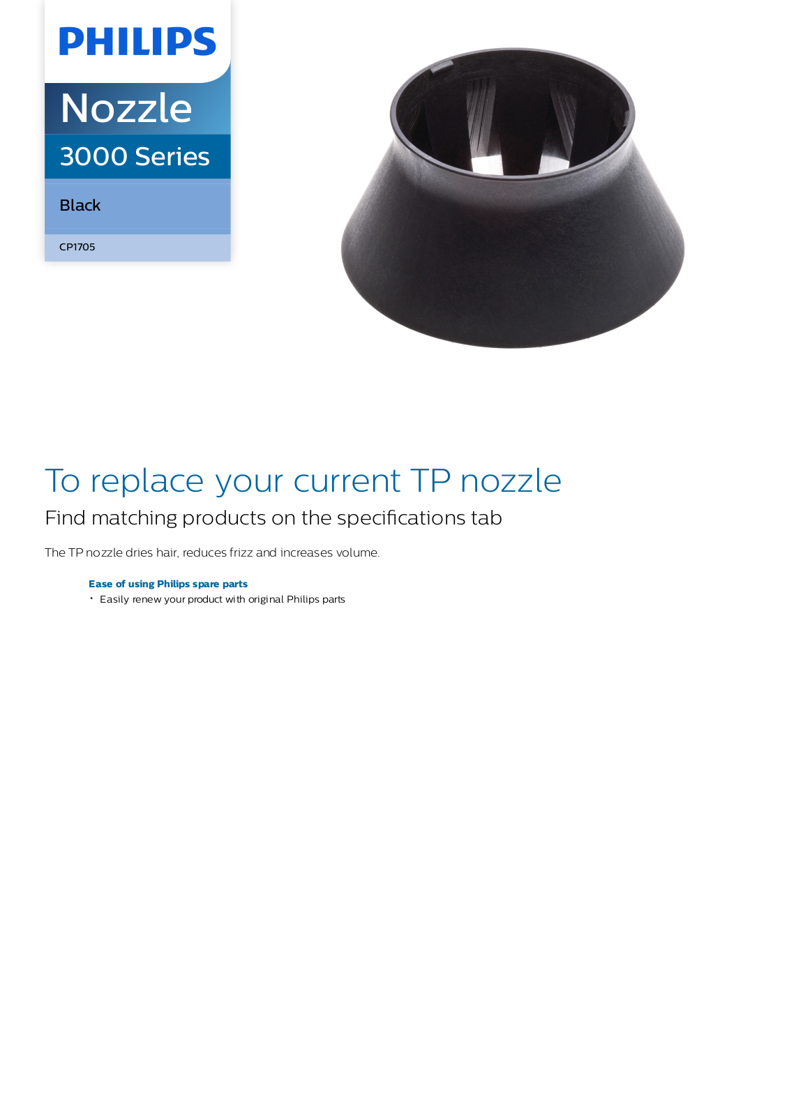 Philips CP1705/01 leaflet - ManualMachine.com