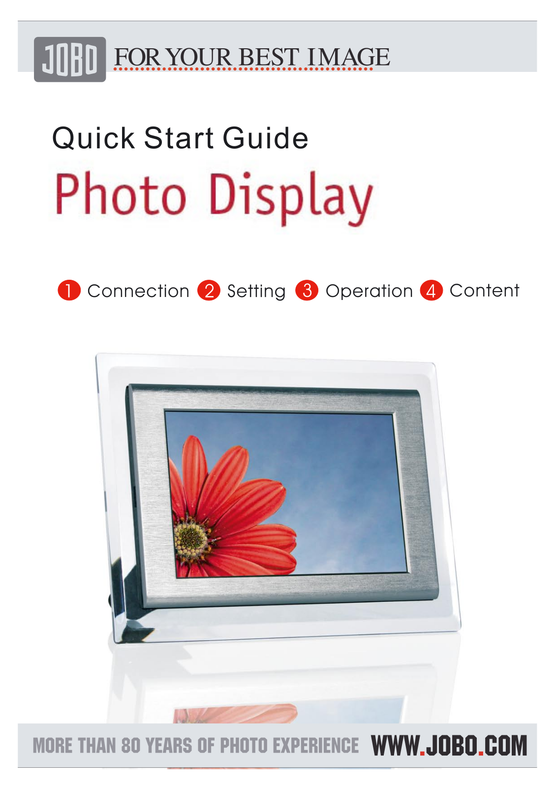 JOBO Photo Frame User Manual