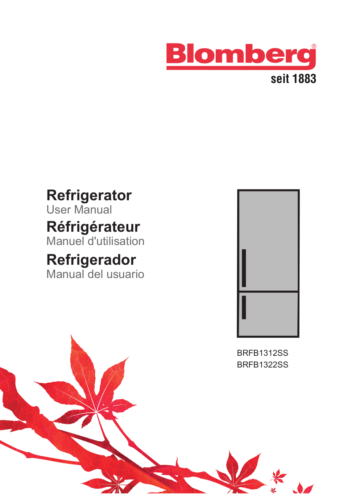 Blomberg BRFB1322SSL User Manual