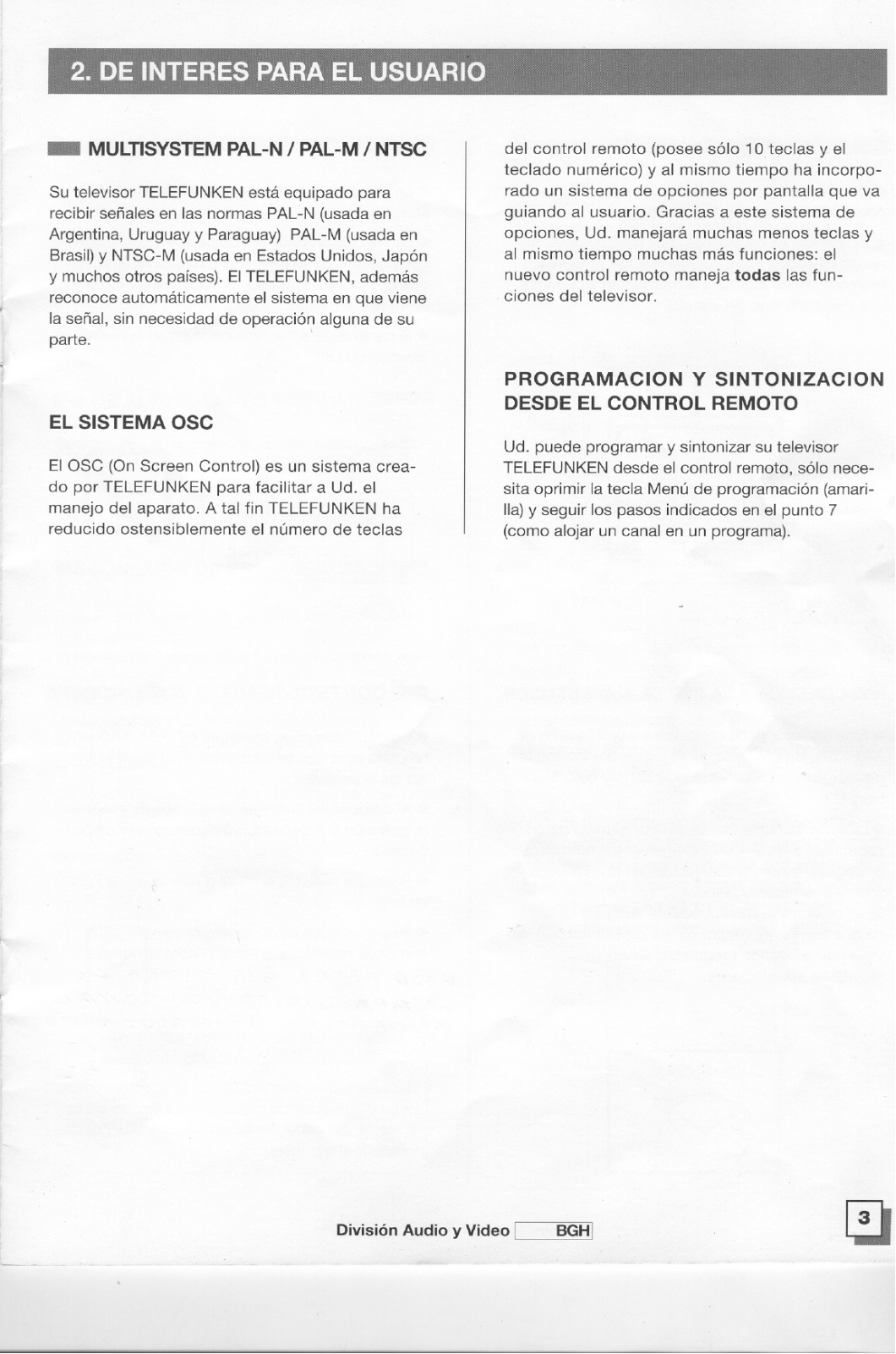 TELEFUNKEN IKC20004 Diagram