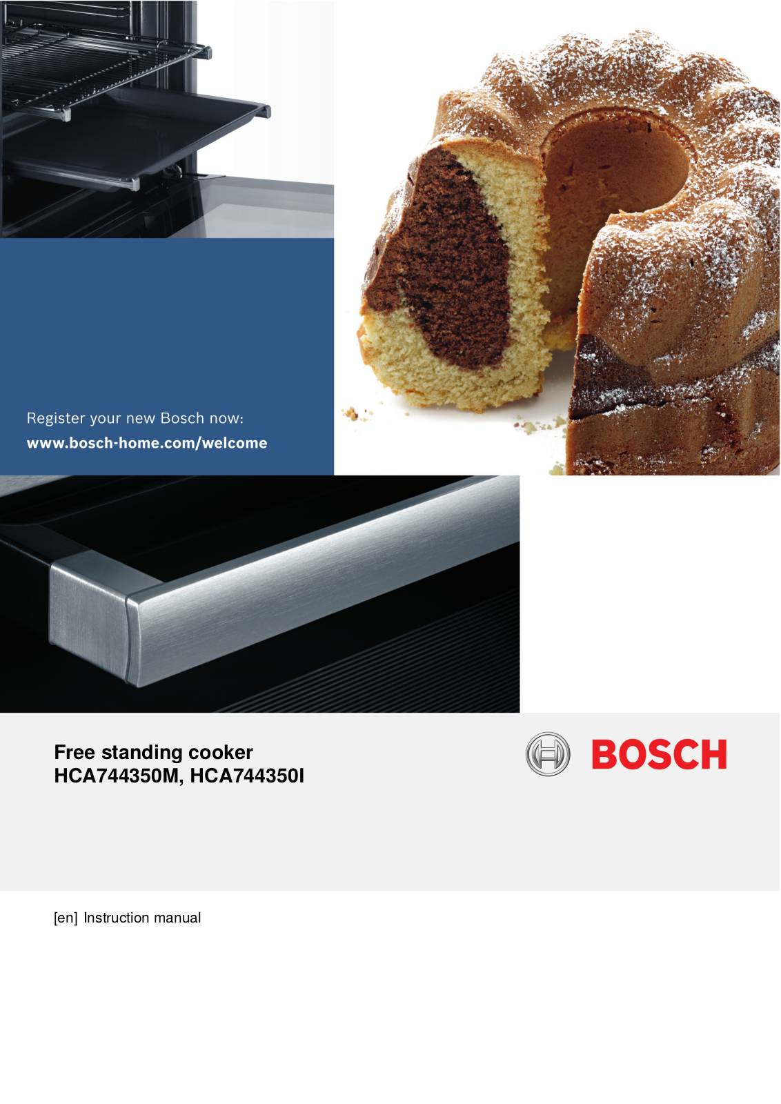 Bosch HCA744350M Instruction manual