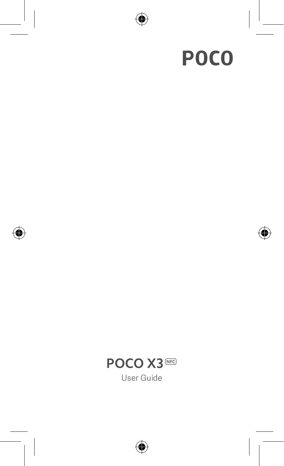 POCO X3 User Manual