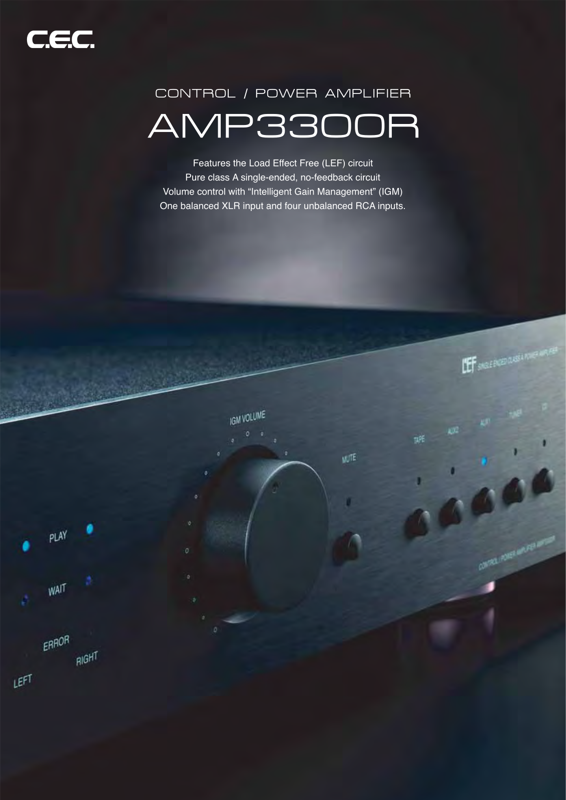 C.E.C. AMP-3300 Brochure