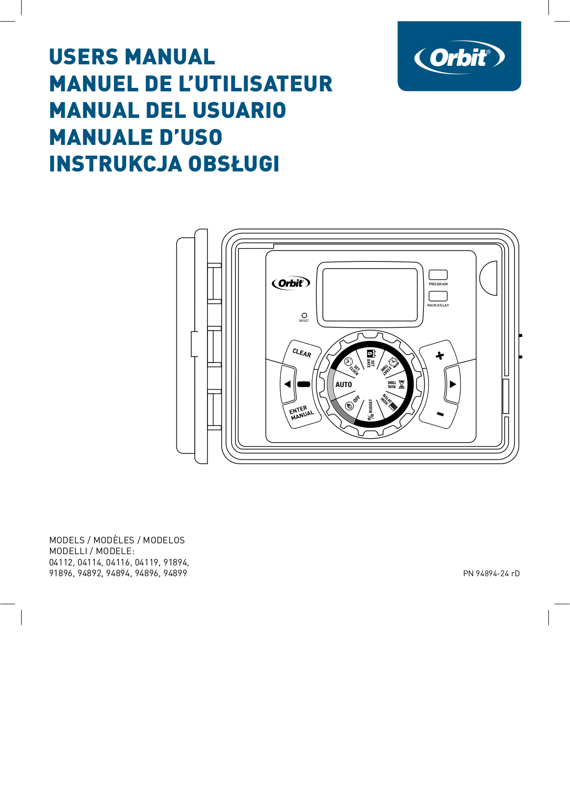 Orbit 57899 User Manual