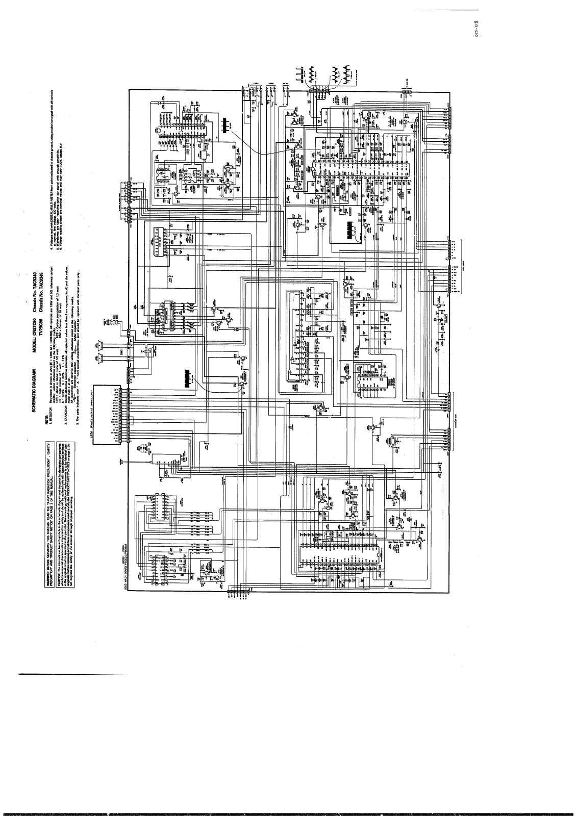 Toshiba CN27C90, TV29C90 Schematic