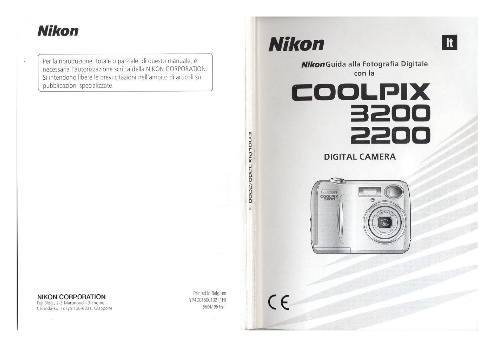 Nikon COOLPIX 3200, COOLPIX 2200 User Manual