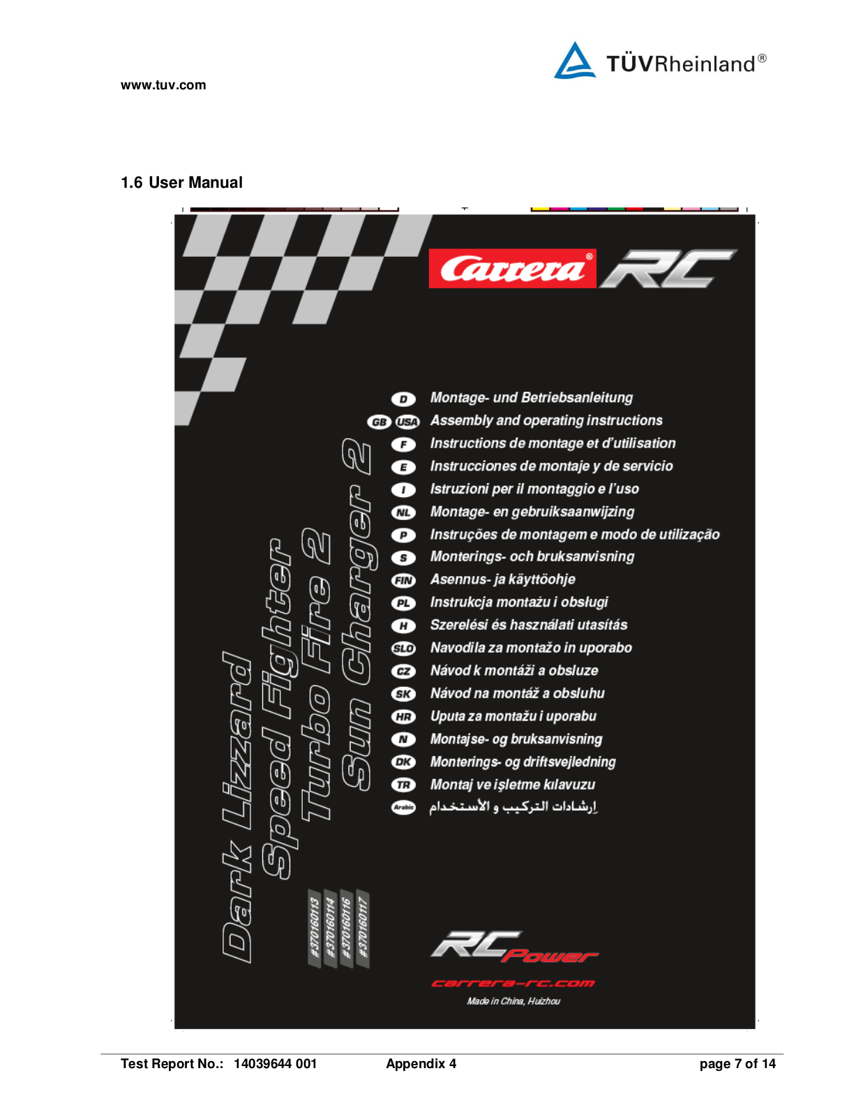 Stadlbauer Vertrieb Ges M B H 370900026 Users Manual