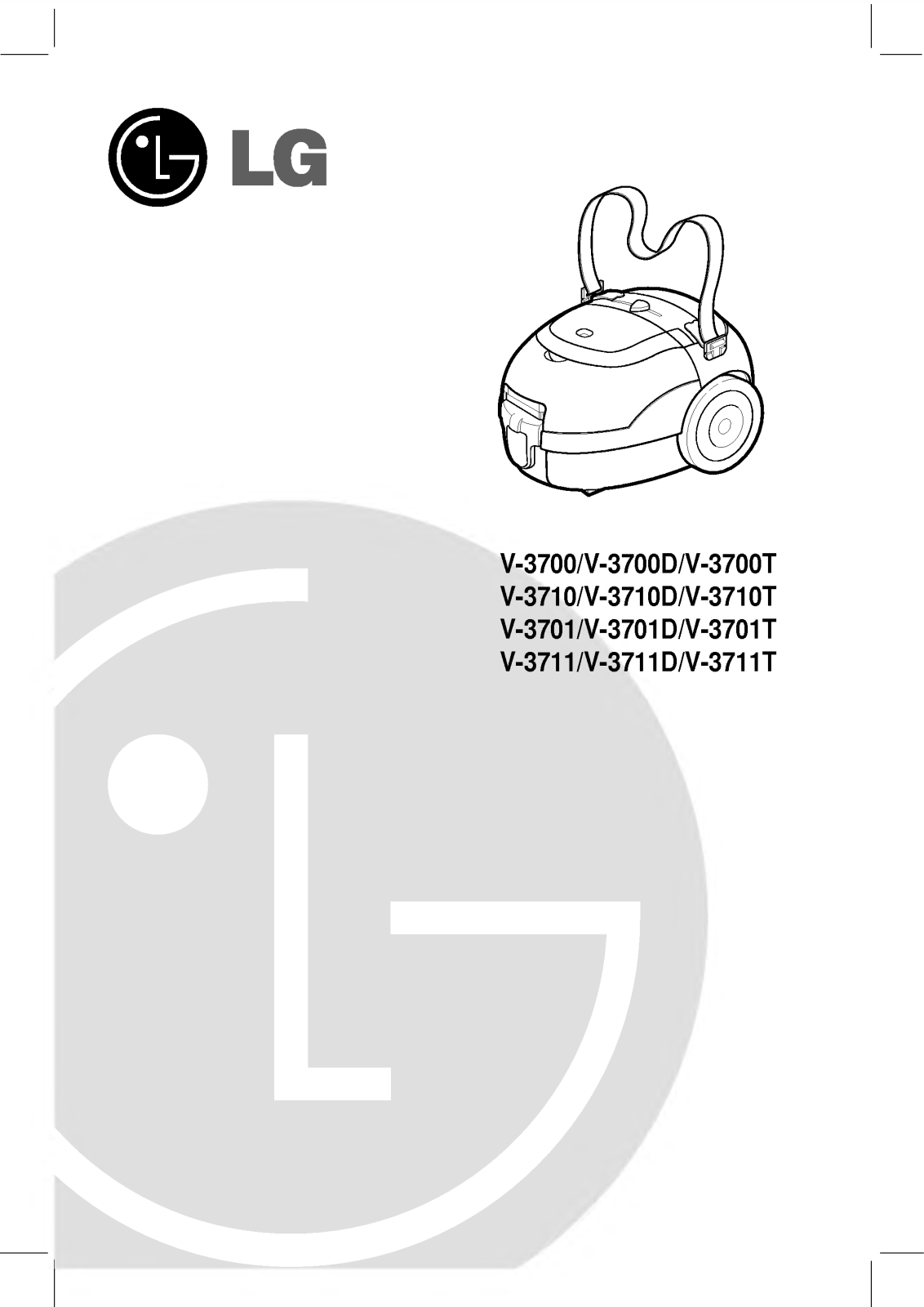 LG V-3700T, V-3700D User Manual