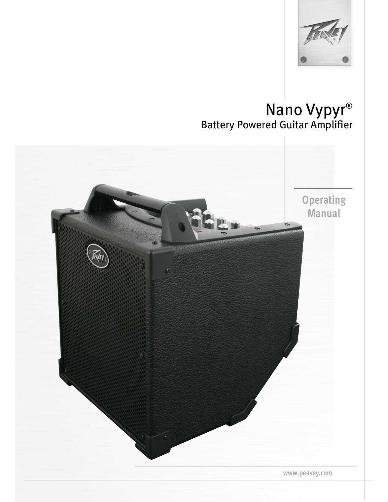 Peavey Nano Vypyr Operating Manual