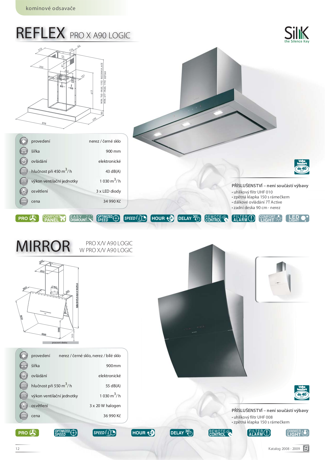 Faber MIRROR PRO X-V A90 LOGIC, MIRROR W PRO X-V A90 LOGIC, REFLEX PRO X A90 LOGIC BROCHURE - ManualMachine.com