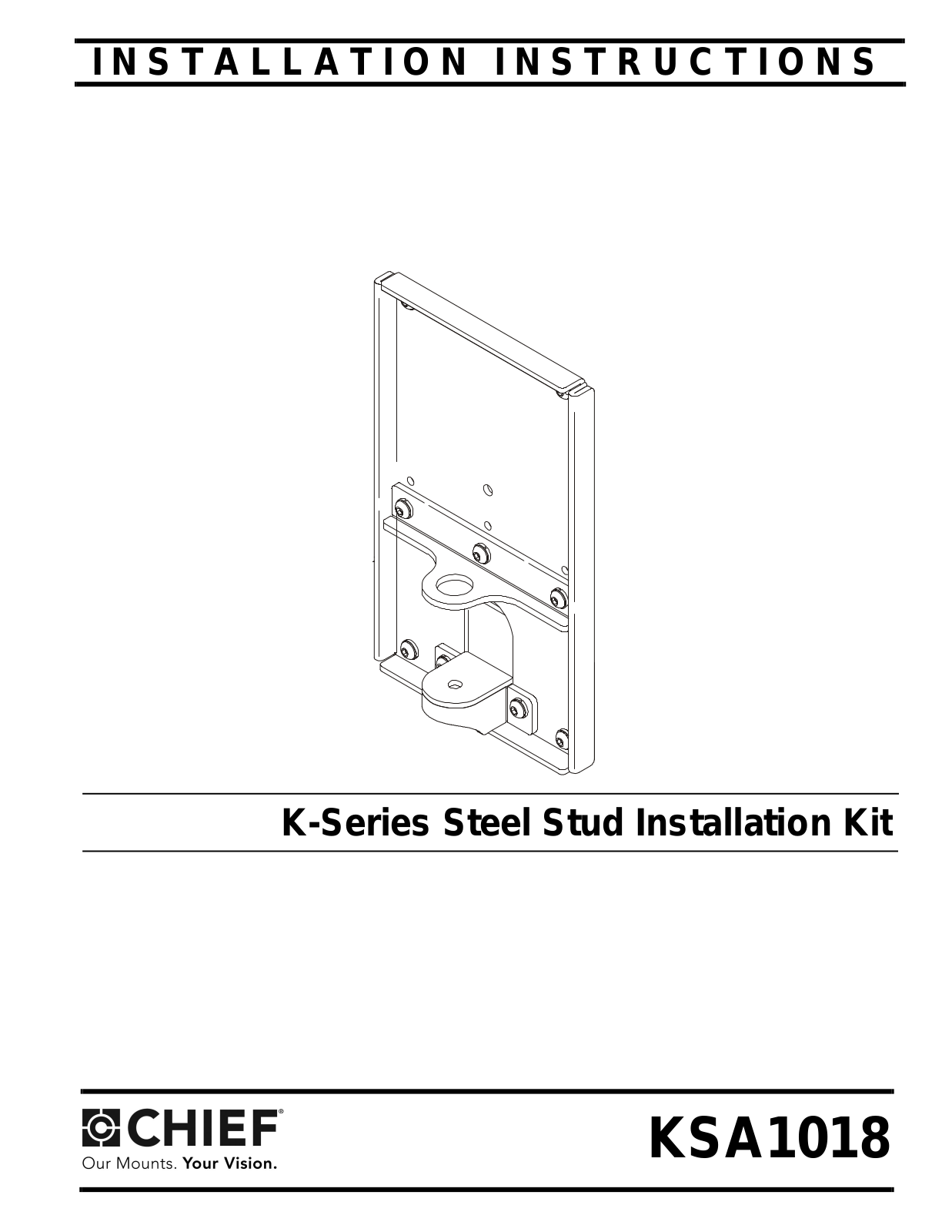 CHIEF KSA1018 User Manual