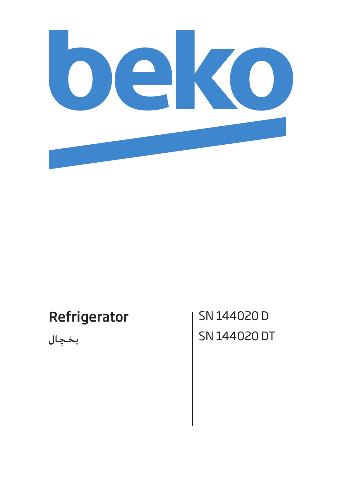 Beko SN 144020T User manual