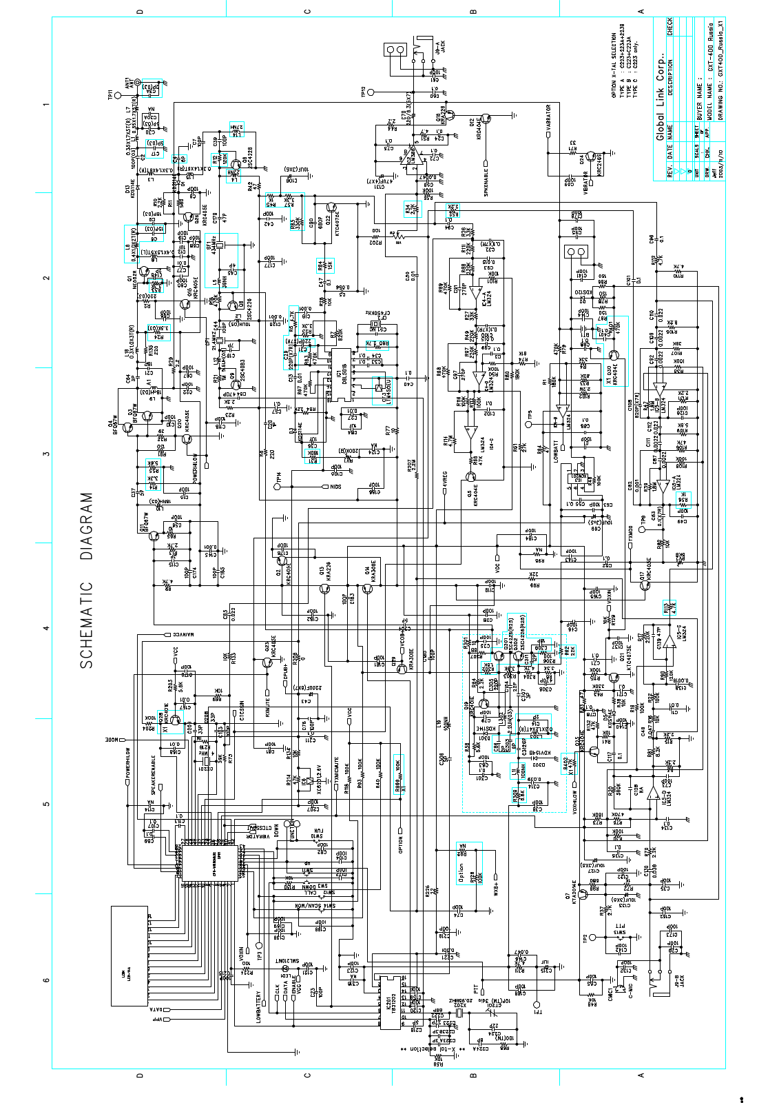 Global Link GXT400 Schematics - ManualMachine.com