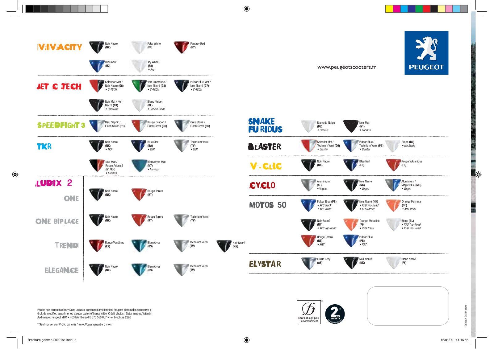 PEUGEOT TKR User Manual