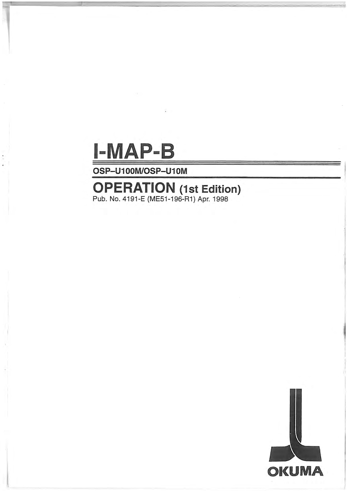 okuma OSP-U100M User Manual