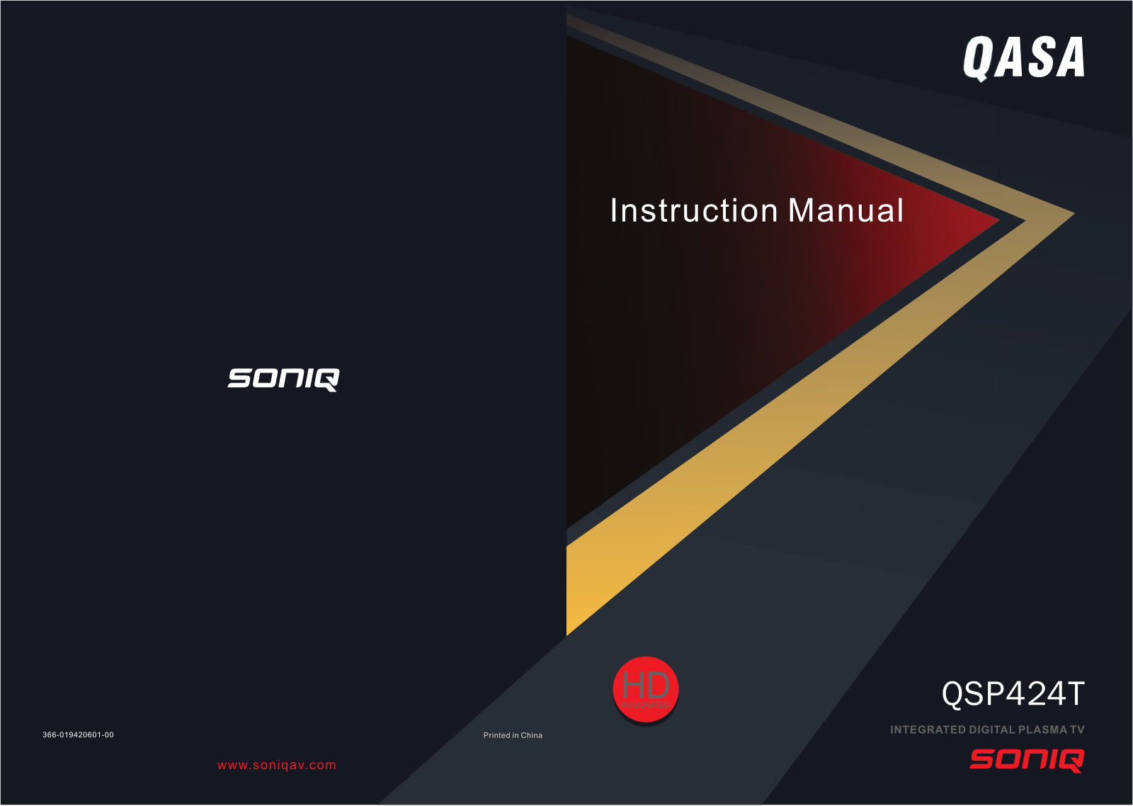 SONIQ QSP424T User Manual