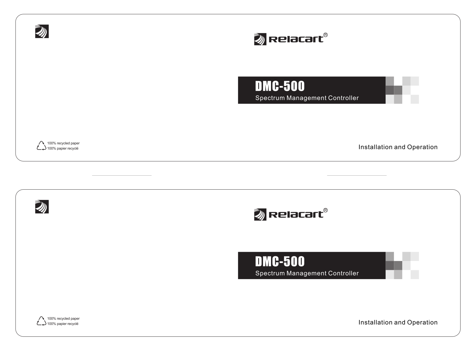 Relacart DMC-500 User guide - ManualMachine.com