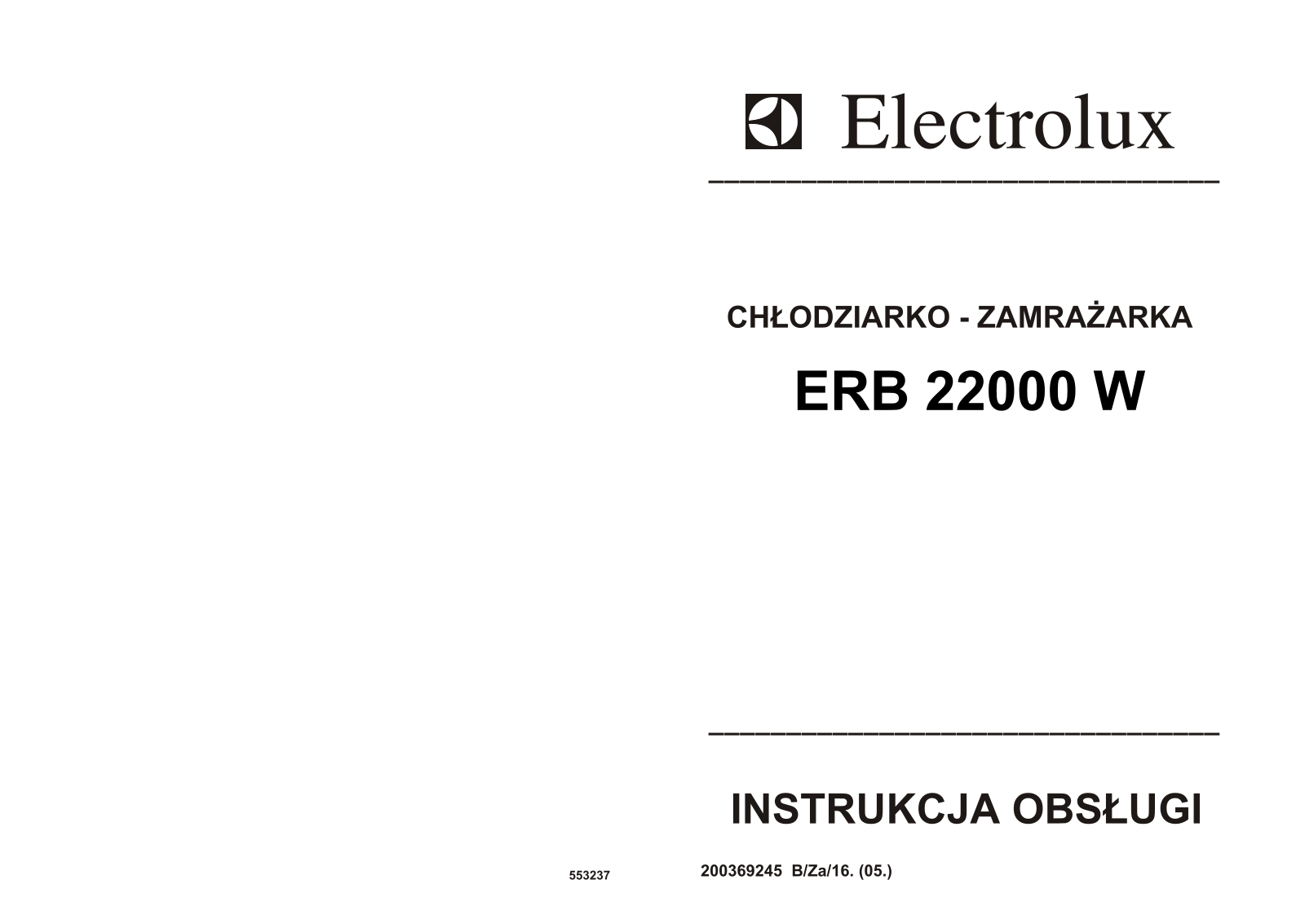AEG ERB22000W User Manual