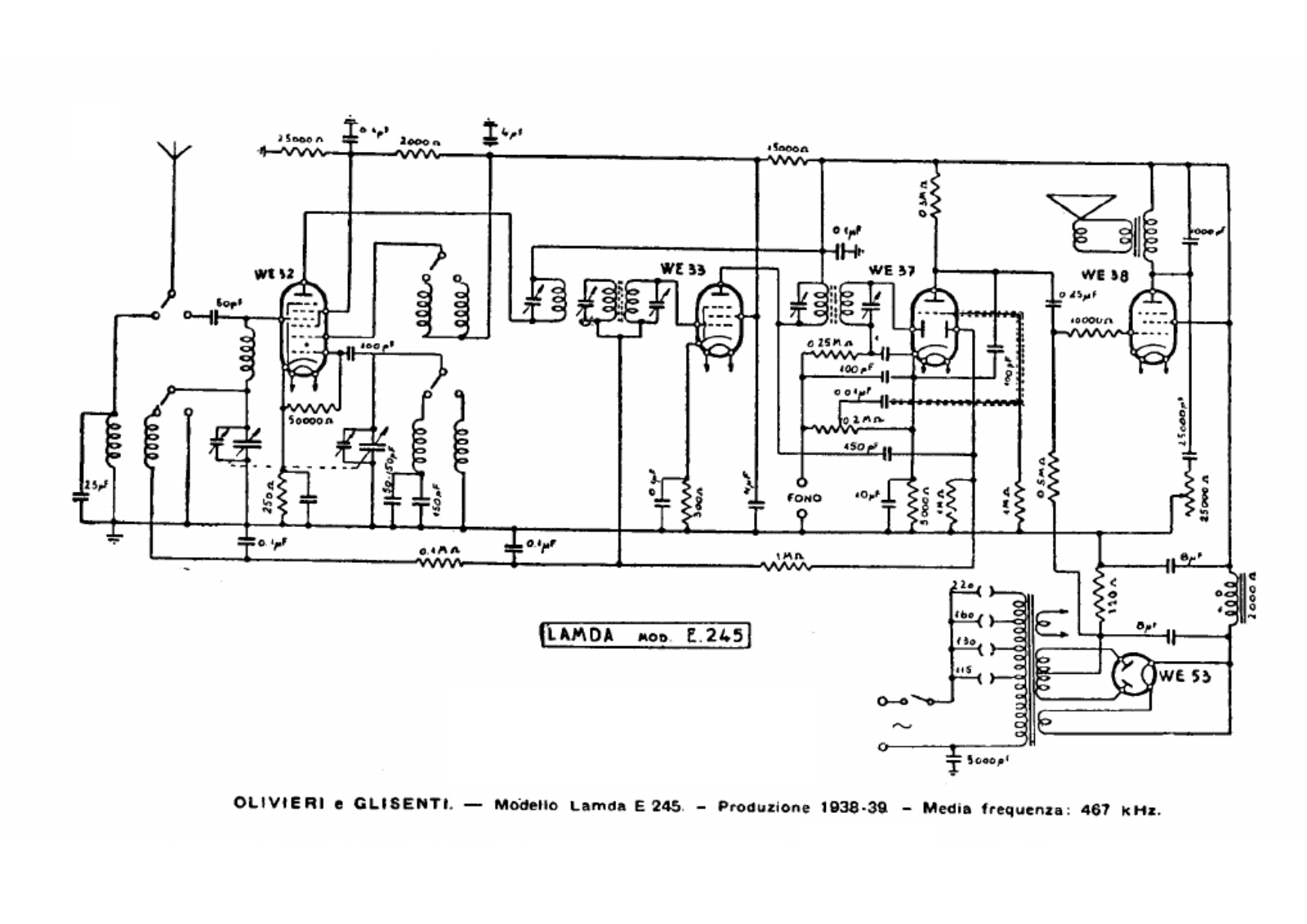 Lambda e245 schematic