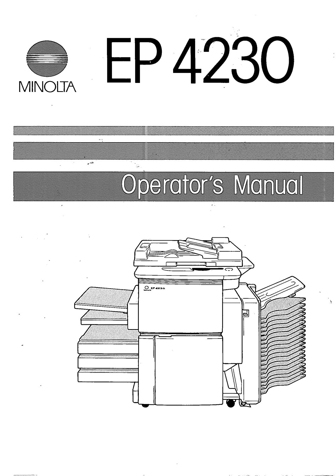 Konica Minolta EP4230 User Manual