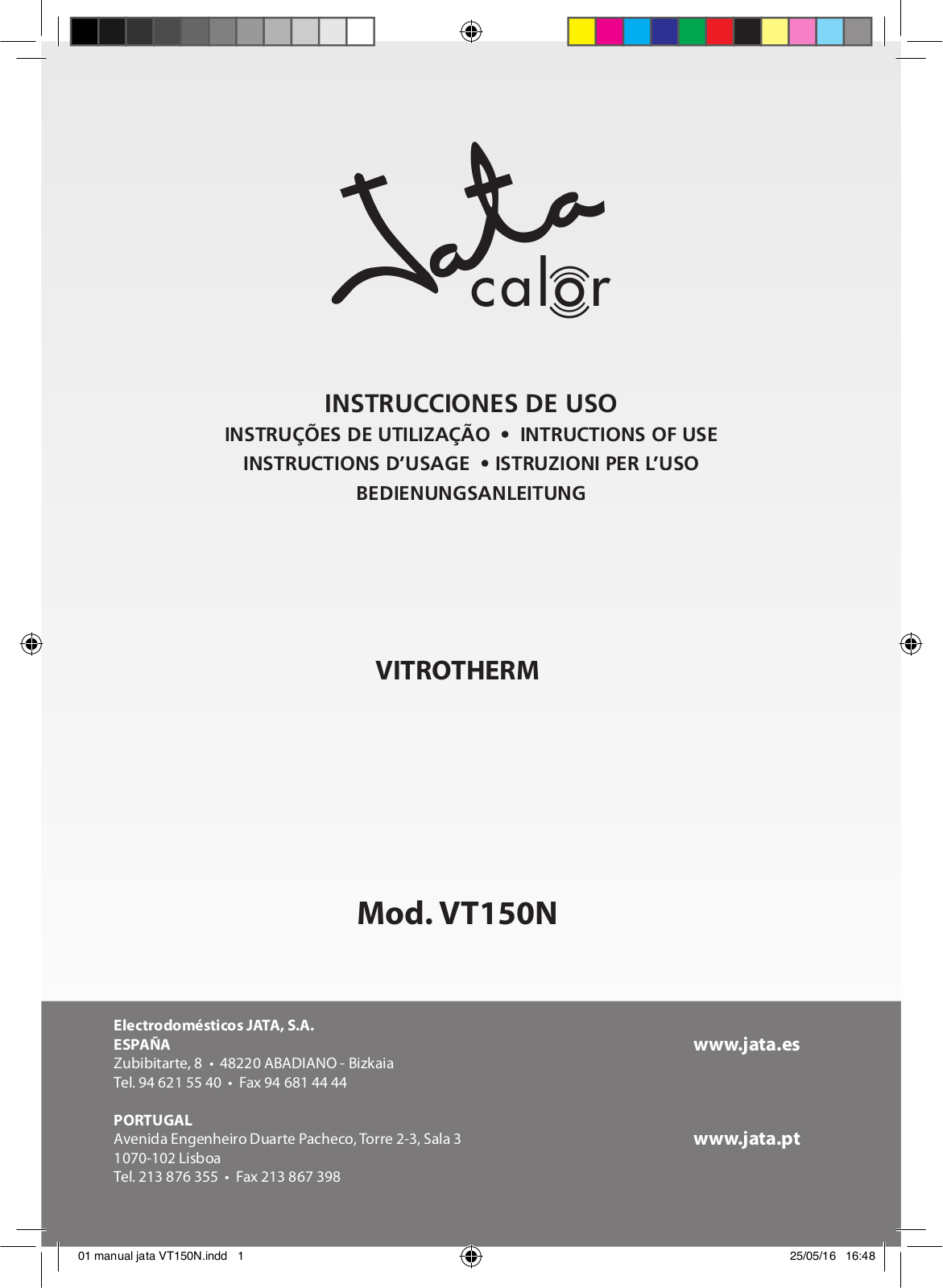 JATA VT150N User Manual