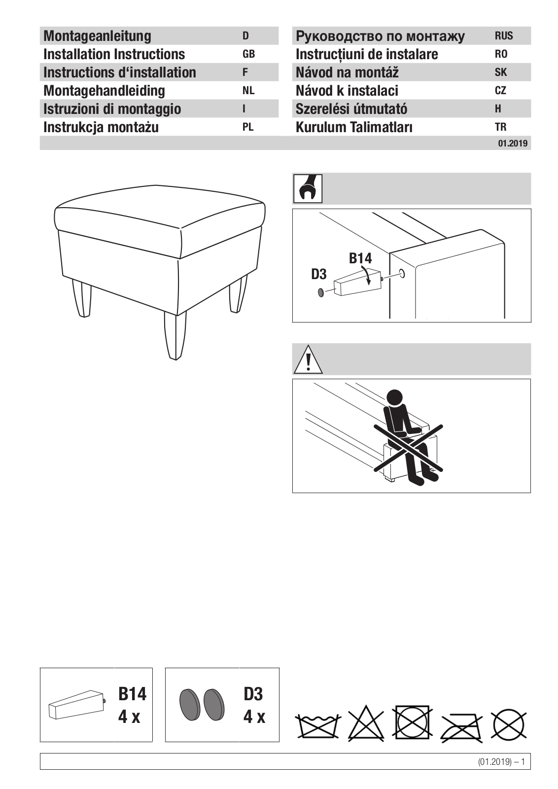 Home affaire Scalea Assembly instructions