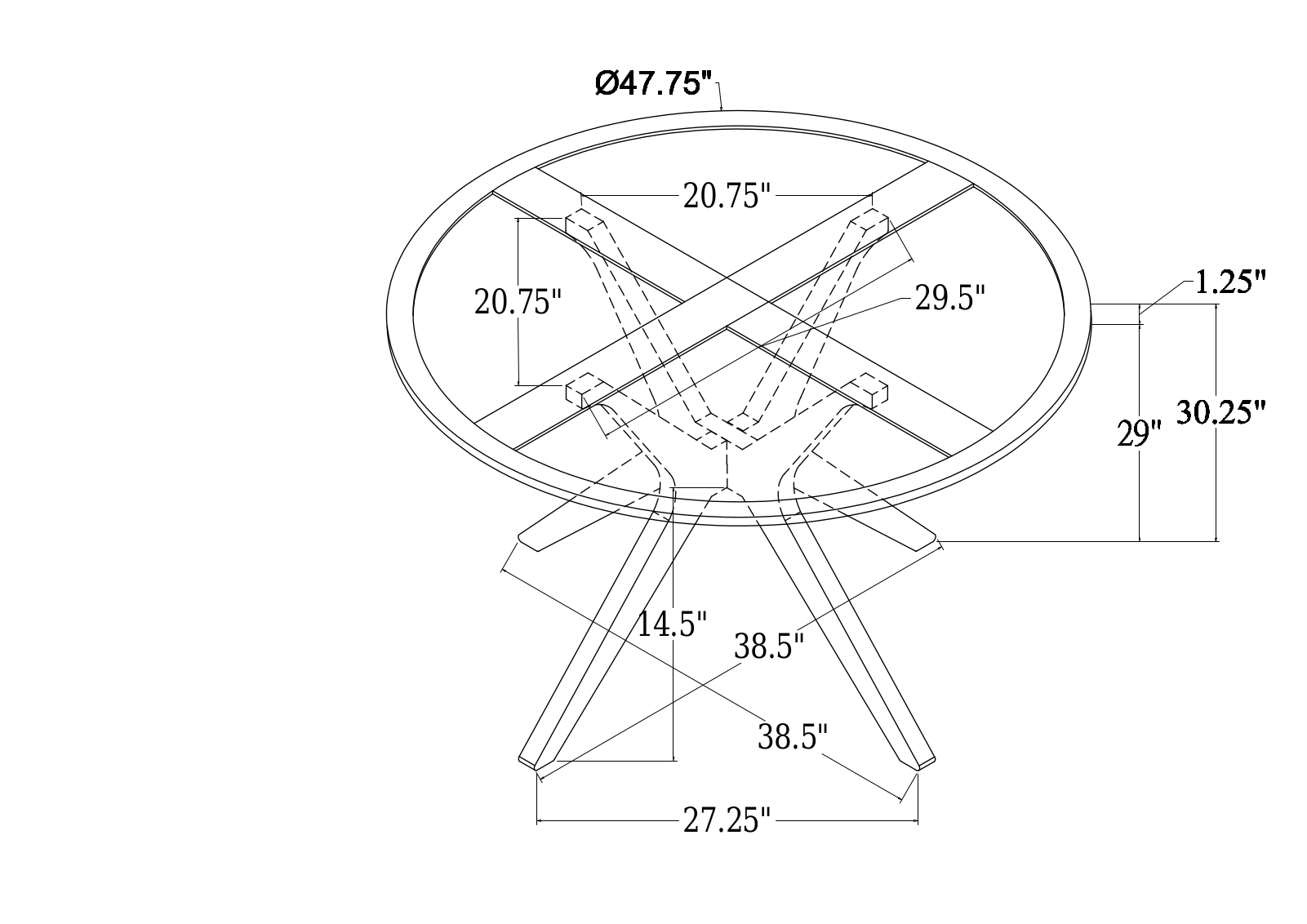 AllModern W003572218 Dimensions - ManualMachine.com