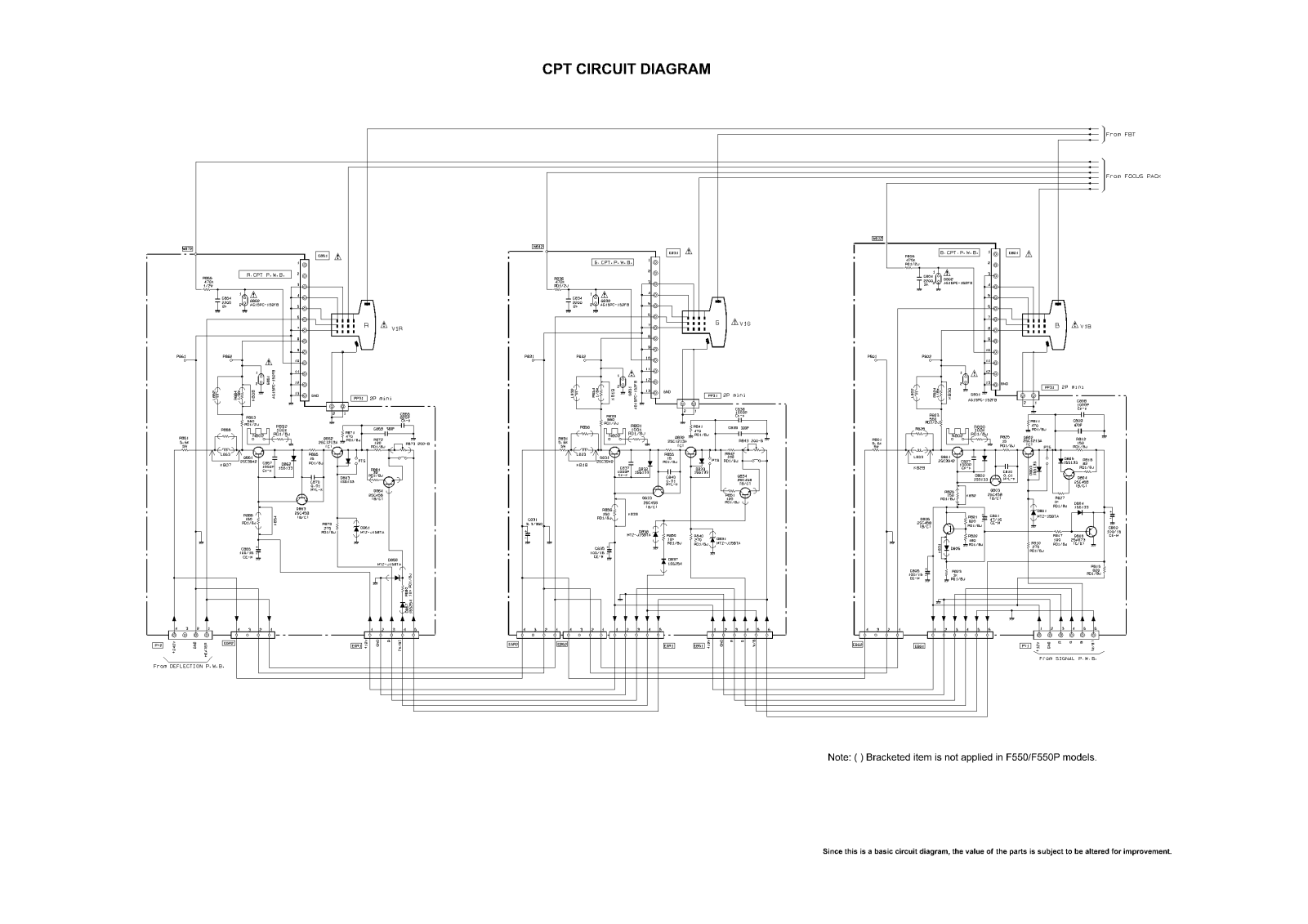 Hitachi C43 Service Manual Page 16  Cpt