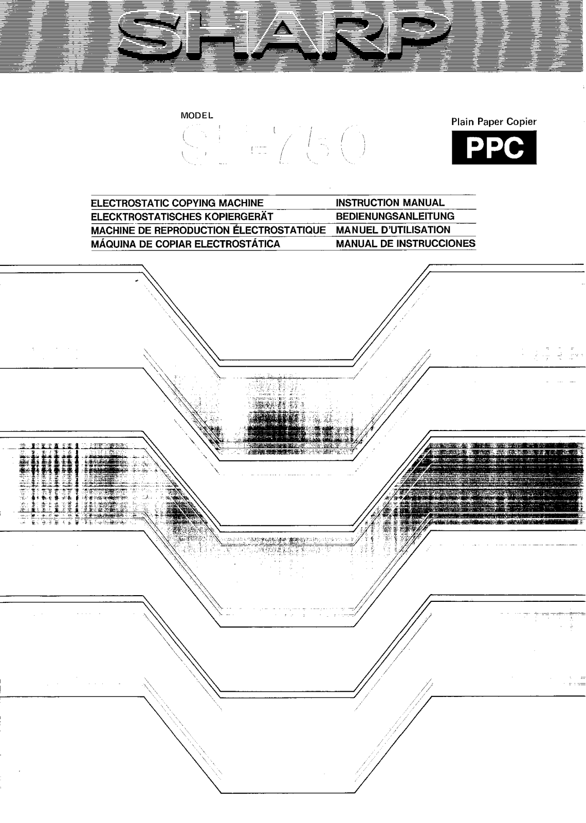 Sharp SF-750 User Manual