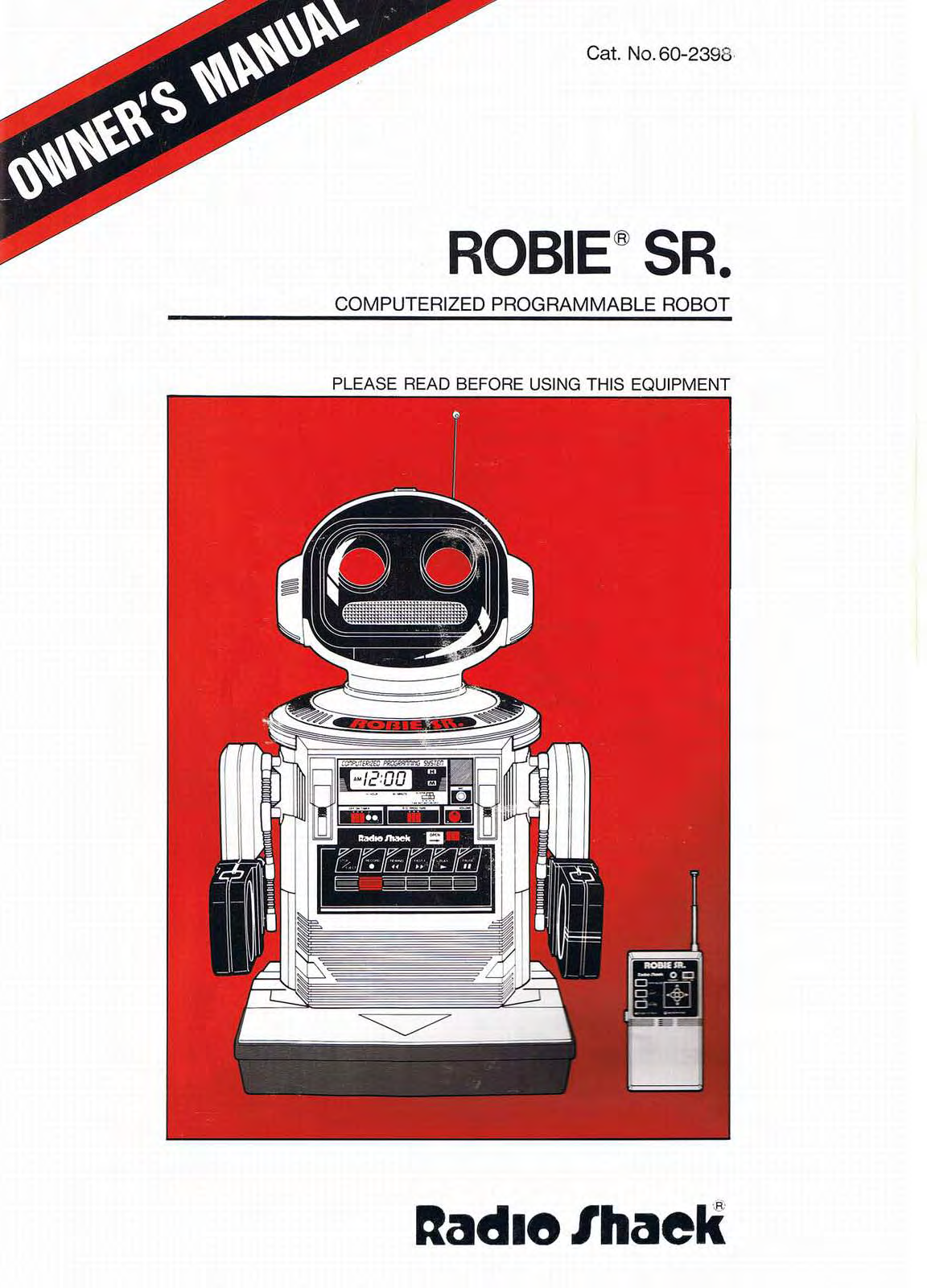 Radioshack ROBIE SR User Manual