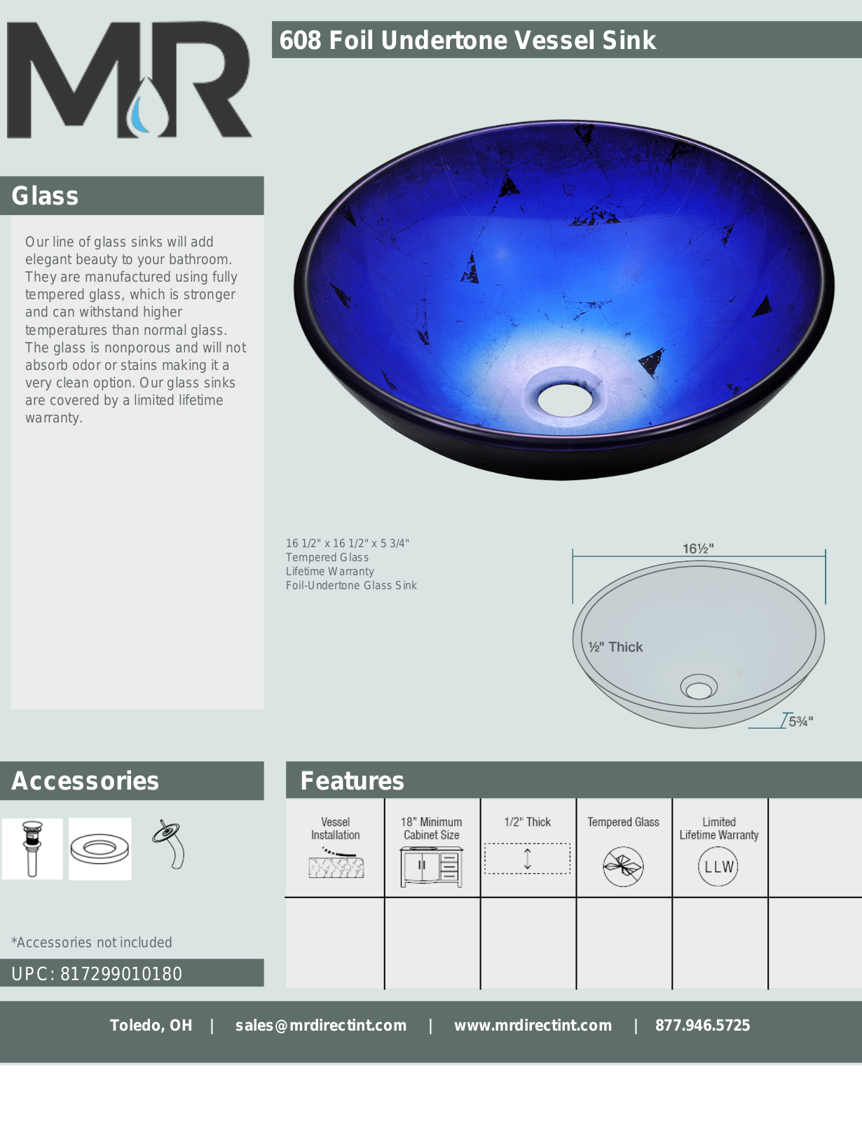 MR Direct MRDR1090 Specifications & Dimensions - ManualMachine.com
