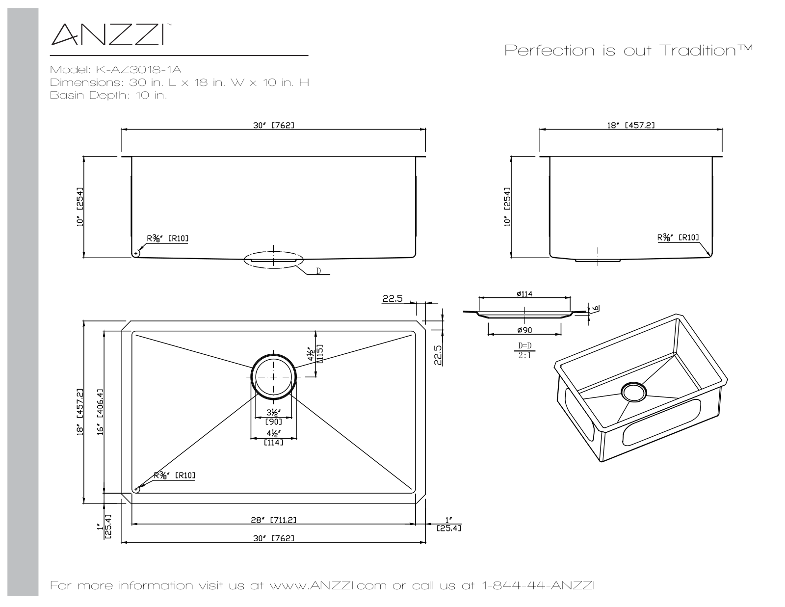 ANZZI ANZI1668 Specifications - ManualMachine.com