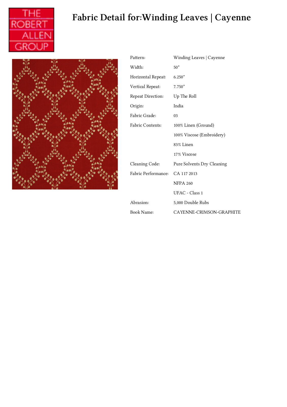 Robert Allen RALF1946 Specifications - ManualMachine.com