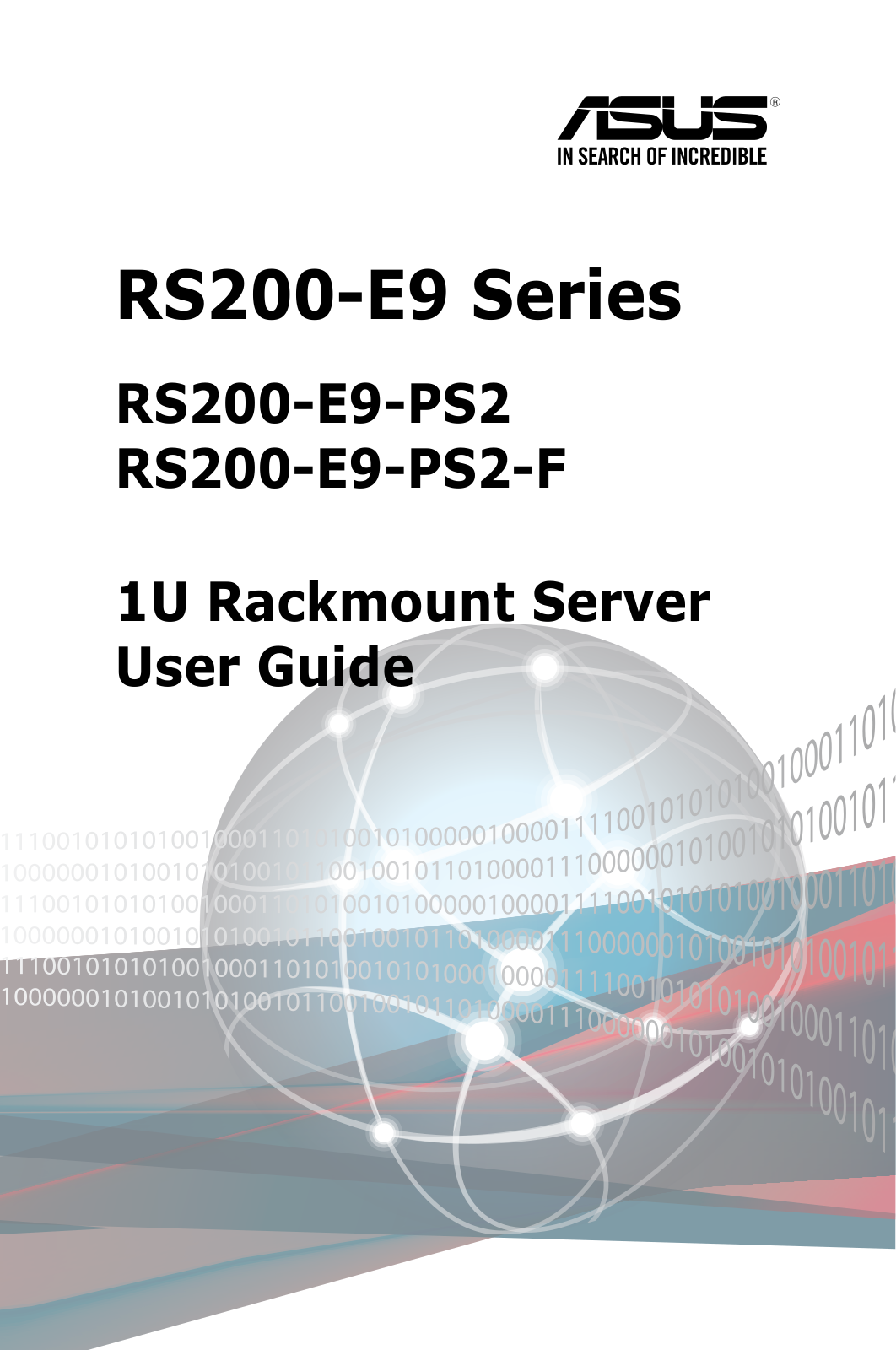 Asus RS200-E9-PS2 User Manual