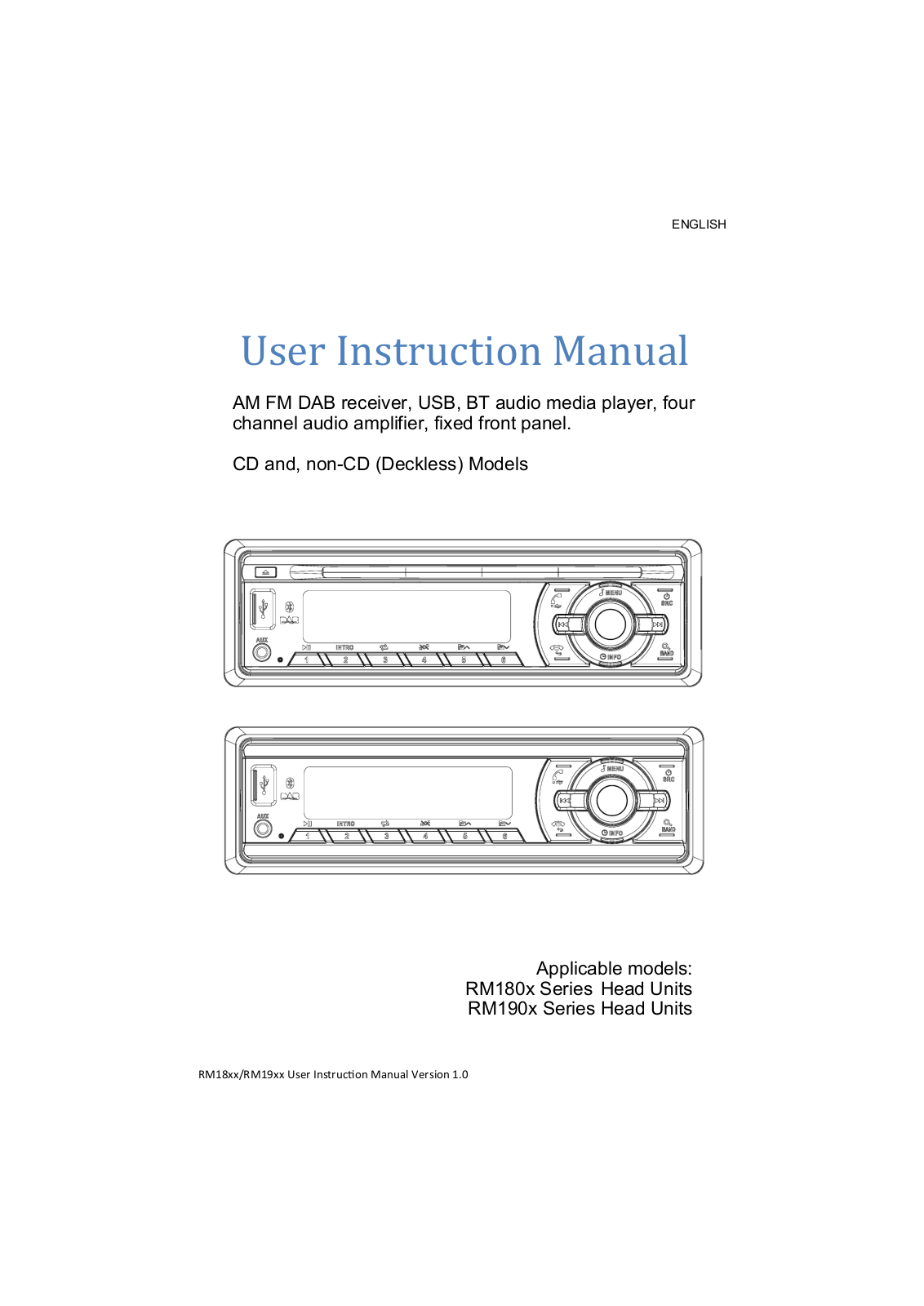 iSimple RM1902 User Manual