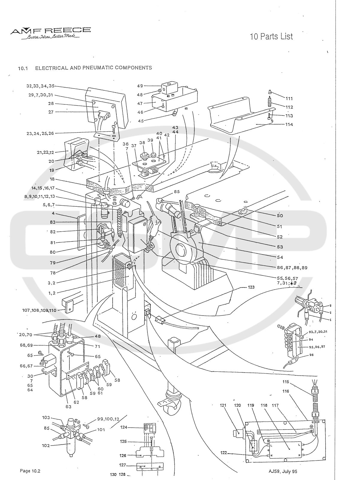 Reece AJ_59 Parts Book