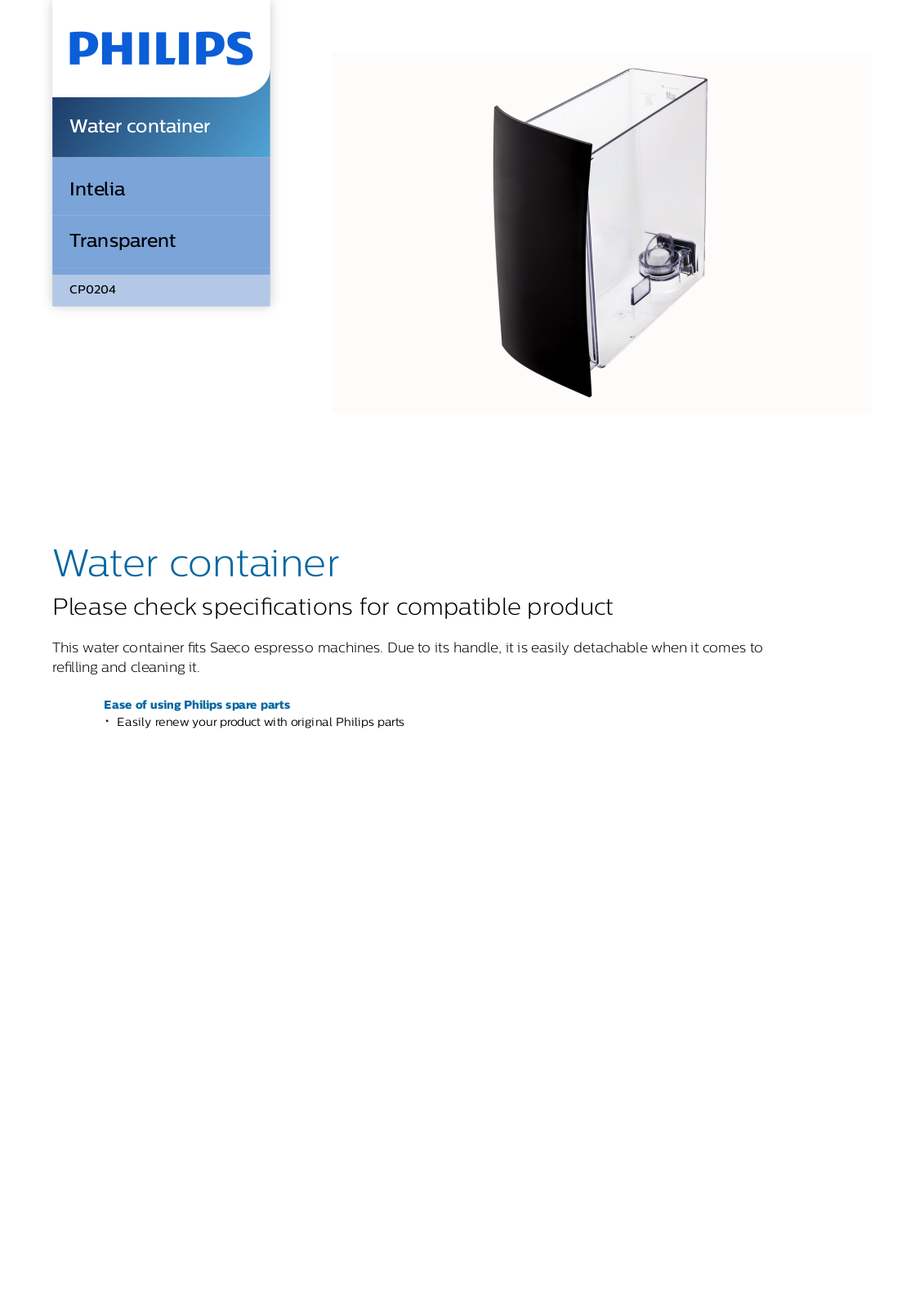 Philips CP0204/01 leaflet - ManualMachine.com