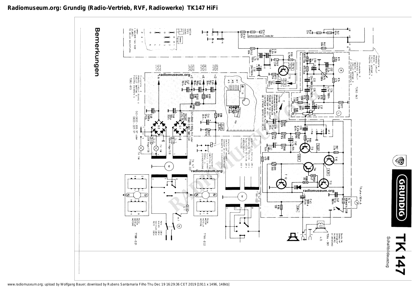 Grundig TK147 Schematics 04