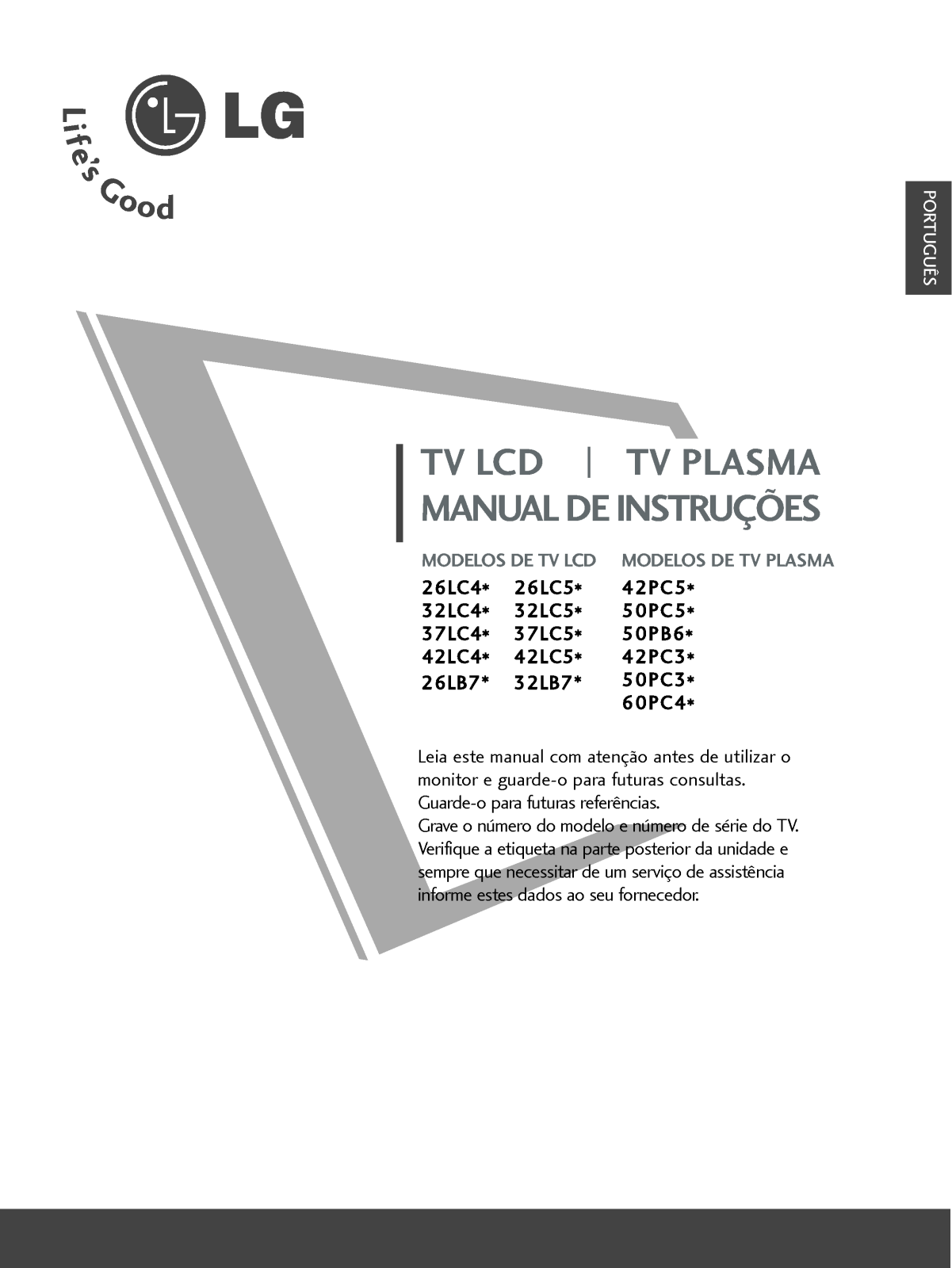 Lg 42PC35 User Manual