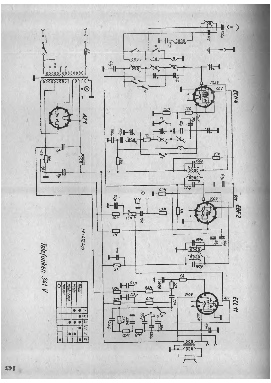 Telefunken 341_1V Schematic - ManualMachine.com