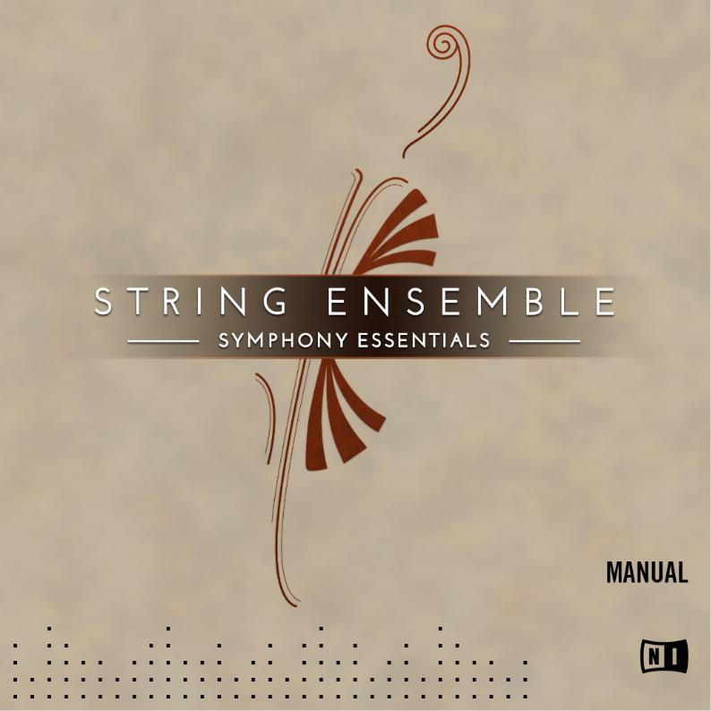Native Instruments String Ensemble User Guide