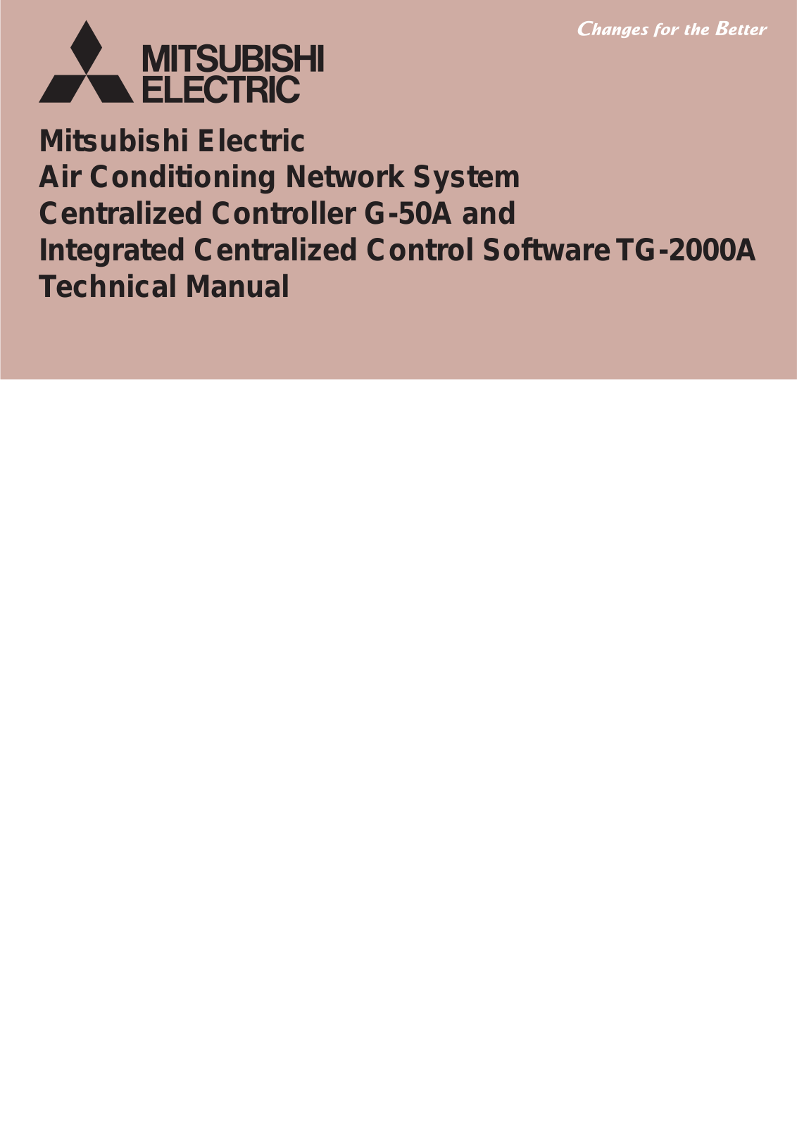 Mitsubishi G50 Technical Manual